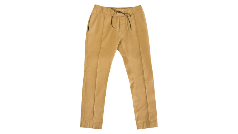 Coated Khaki Slim Fit Trousers