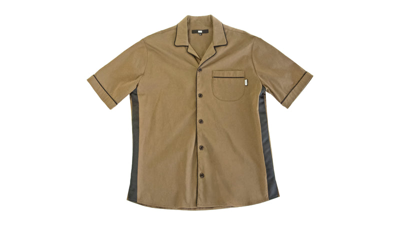 Olive Green Camp Collar Shirt
